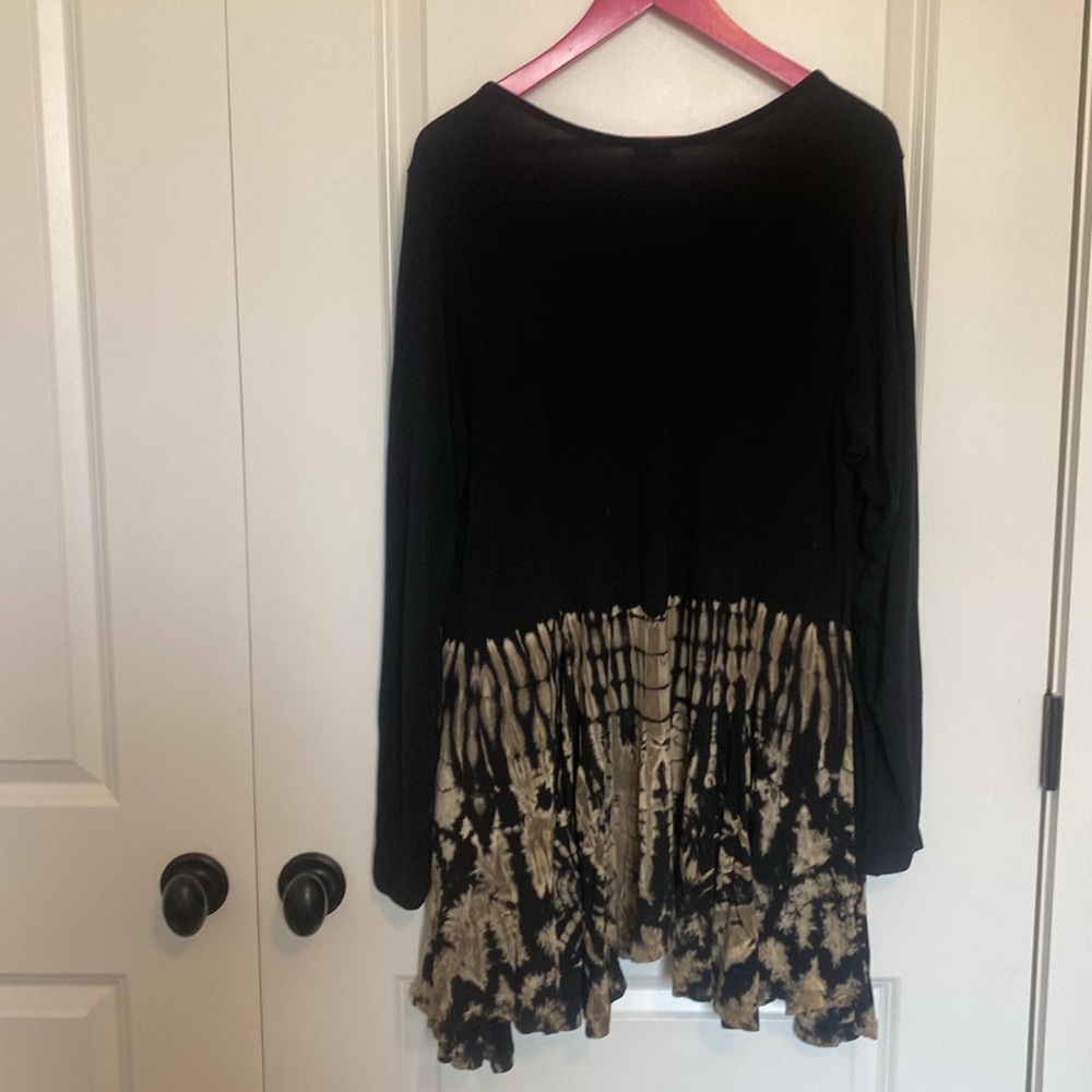 The Collection Royal Half Tie Dye Relaxed Cardigan - Picture 2 of 7